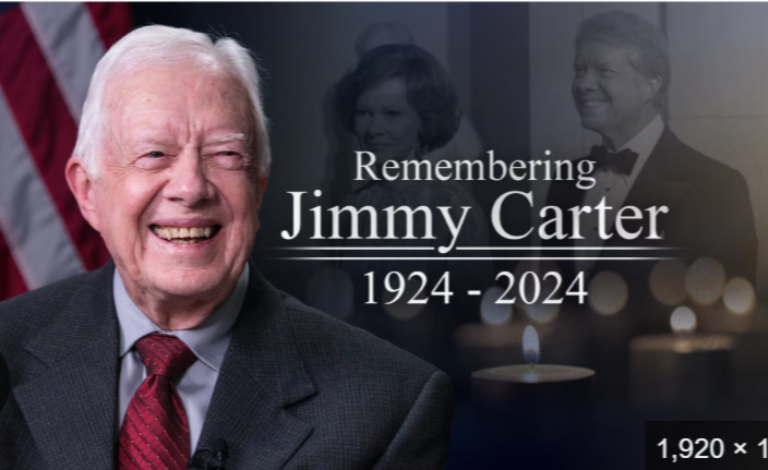 Jimmy Carter the 39th US Presedent ,Dies at the age of 100.